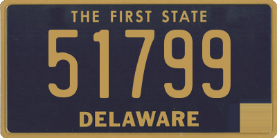 DE license plate 51799