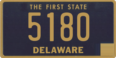 DE license plate 5180