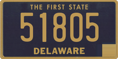 DE license plate 51805