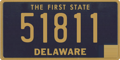 DE license plate 51811