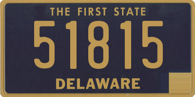 DE license plate 51815