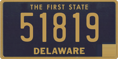 DE license plate 51819