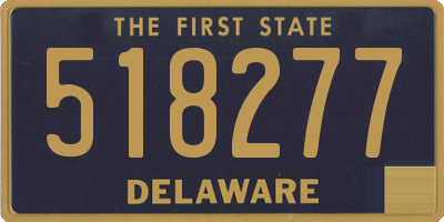 DE license plate 518277