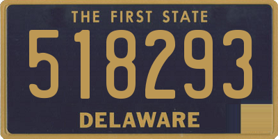 DE license plate 518293