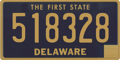 DE license plate 518328