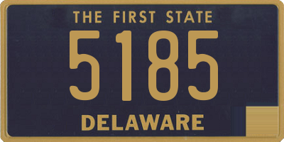 DE license plate 5185