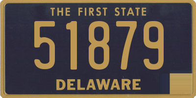 DE license plate 51879