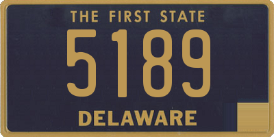 DE license plate 5189