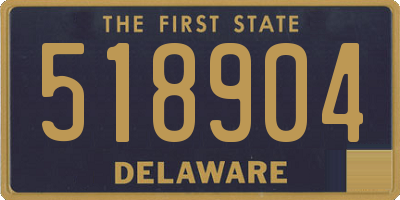 DE license plate 518904