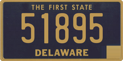 DE license plate 51895