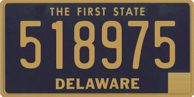 DE license plate 518975
