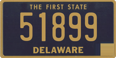 DE license plate 51899