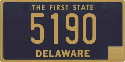 DE license plate 5190