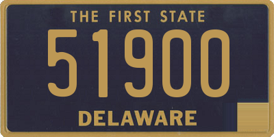 DE license plate 51900