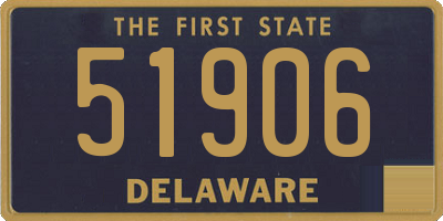 DE license plate 51906