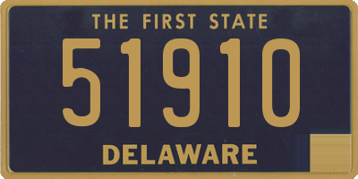 DE license plate 51910