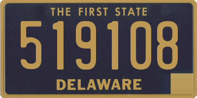 DE license plate 519108