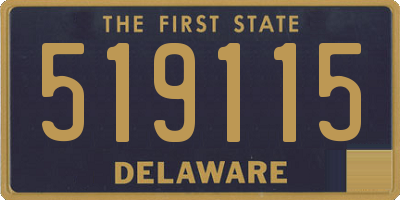DE license plate 519115