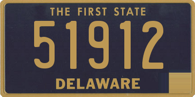 DE license plate 51912