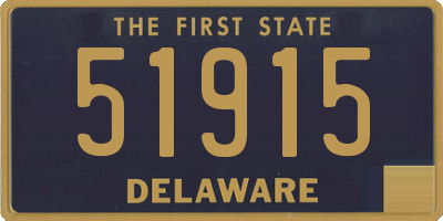 DE license plate 51915