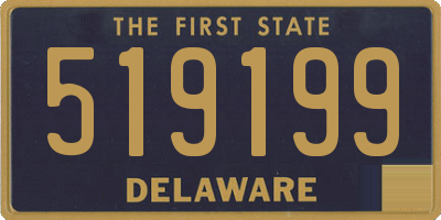 DE license plate 519199