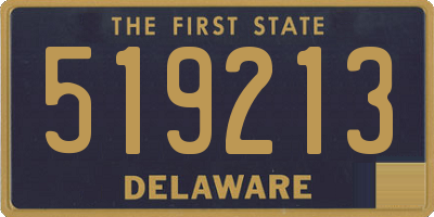 DE license plate 519213