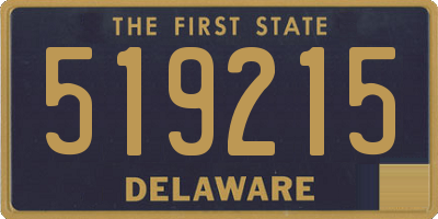 DE license plate 519215