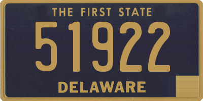 DE license plate 51922