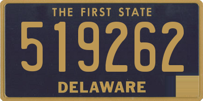 DE license plate 519262