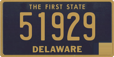 DE license plate 51929