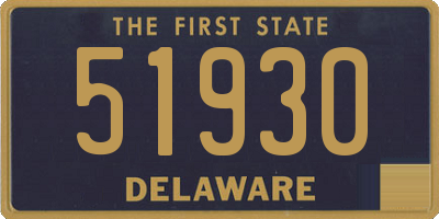 DE license plate 51930