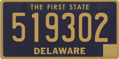 DE license plate 519302