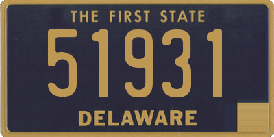 DE license plate 51931