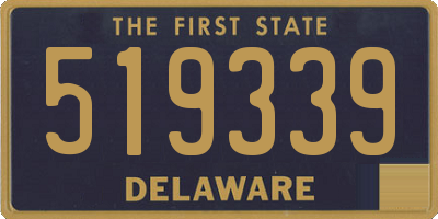 DE license plate 519339