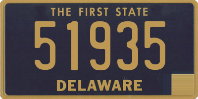 DE license plate 51935