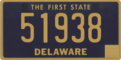 DE license plate 51938