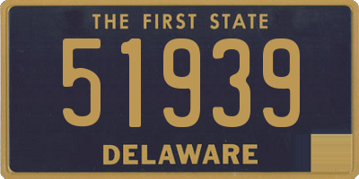 DE license plate 51939