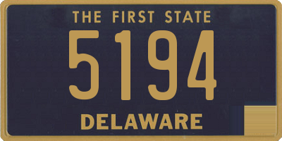 DE license plate 5194
