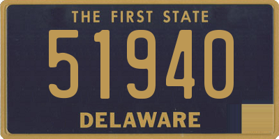 DE license plate 51940