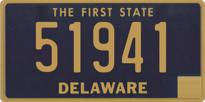 DE license plate 51941