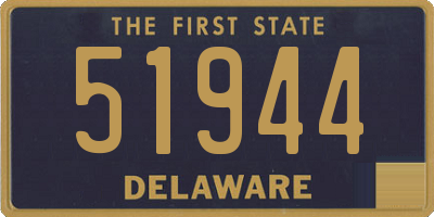 DE license plate 51944