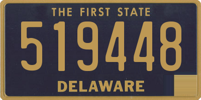 DE license plate 519448