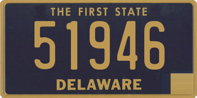 DE license plate 51946