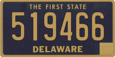 DE license plate 519466