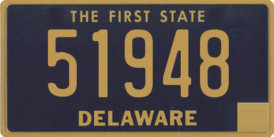 DE license plate 51948