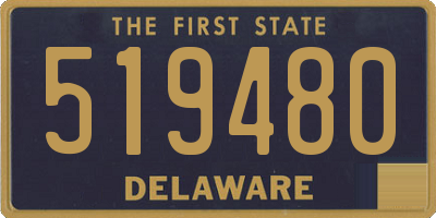 DE license plate 519480