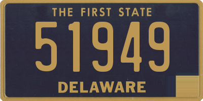 DE license plate 51949