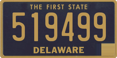 DE license plate 519499