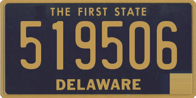 DE license plate 519506