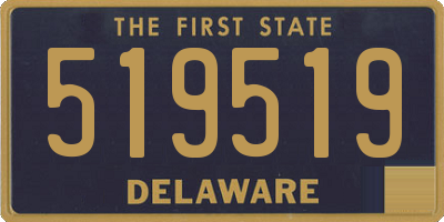 DE license plate 519519